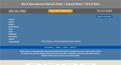Desktop Screenshot of moorepumps.com